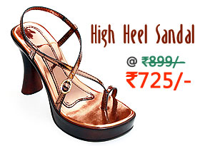 Sleek and trendy high heel sandal for girls