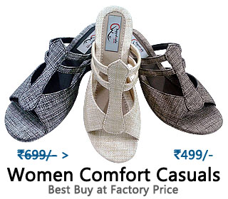 Women comfortable slippers made of fine quality jute covering upper and cusion lining for extra comfort. Embedded soft footbed adds to coziness of slipper.